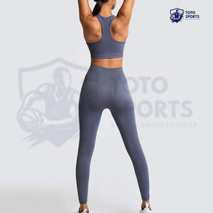 Conjunto Deportivo de Yoga para Mujer, Elegante, de Alta Calidad, Cómodo, de Tela Delgada, de Alto Rendimiento, Ligero y Transpirable - Product Image 4