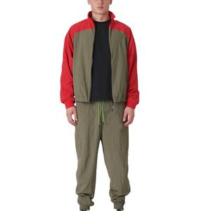 Conjunto Deportivo de Dos Piezas para Hombre, Estilo Vintage, Chaqueta Cortavientos con Cremallera, Talla Grande - Product Image 1