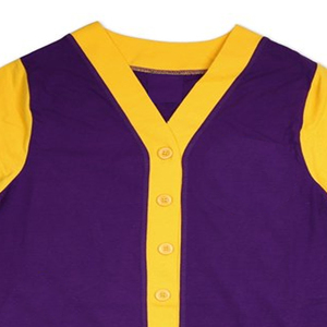 Cárdigan Morado y Amarillo con Cuello en V, Manga Larga, Cierre de Botones, Suéter Tejido para Mujer, Casual, para Todas las Temporadas - Product Image 5
