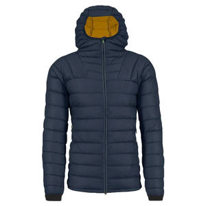 Abrigos acolchados de plumón de pato para hombre de alta calidad, gruesos, cálidos, con capucha, negros, chaqueta de invierno, talla grande, chaqueta de plumón para hombre - Product Image 1
