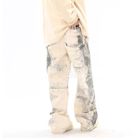 Vente flash - Jeans slim fit sur mesure pour homme - Créez votre propre design - Pantalons pour homme lavés