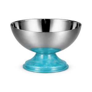 Tazón de Acero Inoxidable con Base de Resina Color Marfil, Diseño Lujoso y Elegante para Decoración de Cocina y Comedor, Precio al por Mayor - Product Image 4