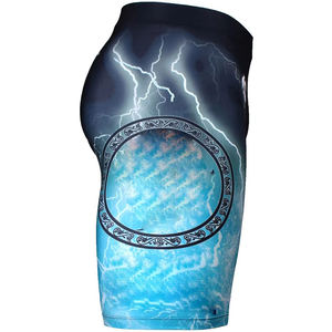 Pantalones Cortos Deportivos de Verano para Hombre, de Algodón, Diseño Simple, Color Negro, para Fisicoculturismo y Gimnasio - Product Image 4