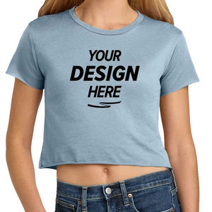 Premium Quality Women <b>Crop</b> T-Shirt Summer Short Sleeve Combed Cotton Soft Breathable Solid Blank Cropped T Shirt Wholesale - Product Image 4