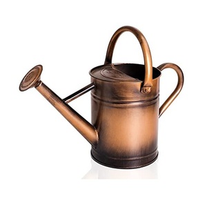 Galvanized Zinc Watering Can Durable Garden <b>Tool</b> Outdoor Use Stainless Steel Watering Can Leak Proof Decorative Watering Can - Product Image 3