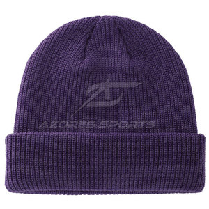 Casual Winter Beanie Hat Wool/Cotton Soft Knit Warm Comfortable Fashion Outdoor Trendy Image Style Customizable High Quality - Product Image 4