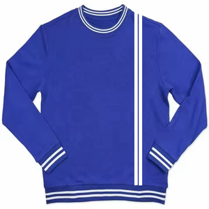 Sweat-shirt pour homme à col rond, imprimé hiver, tissu éponge de haute qualité, séchage rapide, manches longues, coton et polyester, fermeture éclair, coupe ample - Product Image 1