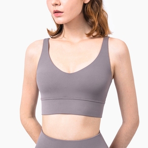 Athletic Activewear Ladies Yoga Apparel <b>Padded</b> Sports Bra Tops - Product Image 2