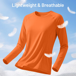 Camiseta de Protección Solar de Manga Larga para Mujer, de Alto Rendimiento, para Deportes al Aire Libre, Gimnasio y Actividades Acuáticas - Product Image 3
