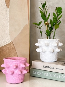 Handmade Paper Mache <b>Flower</b> Vase Decorative Lightweight Art Vase for Living Room Tabletop Bedroom Office Modern - Product Image 5