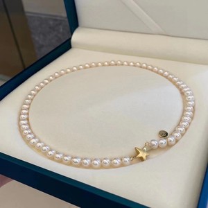 สร้อยคอมุกน้ำจืดยอดนิยมสำหรับวันแม่ แรงบันดาลใจจากสไตล์คนดัง เครื่องประดับคนดังทางอินเทอร์เน็ต - Product Image 1