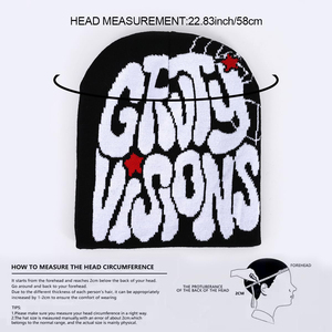 หมวกบีนนี่ถักไหมพรมสำหรับฤดูหนาว Shaghaf Sports Wear Impex Bc2 OEM คุณภาพสูง แบบยูนิเซ็กซ์ ผลิตจากอะคริลิก 100%  ตกแต่งด้วยตัวอักษรแบบย้อมสี พร้อมป้ายทอ - Product Image 6