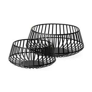 Heavy Duty Kitchen Metal <b>Fruit</b> Basket For Countertop <b>Fruit</b> <b>Storage</b> Strong Iron Wire <b>Fruit</b> Holder For Apples Bananas - Product Image 1