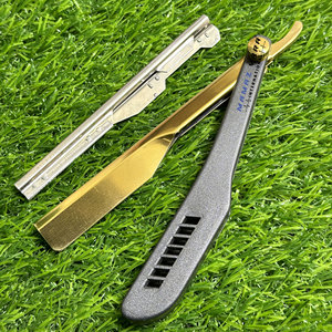 Navaja de Afeitar Profesional Personalizable con Sistema de Cuchilla Expuesta, Herramienta de Barbería Premium de Una Sola Cuchilla, Duradera - Product Image 5