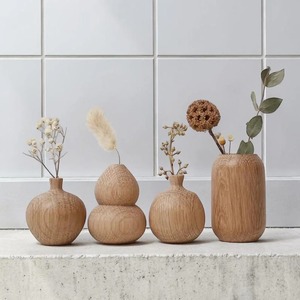<b>Small</b> Wooden Flower Vase | Japanese Style Desktop Decor for Home & <b>Office</b> - Product Image 2