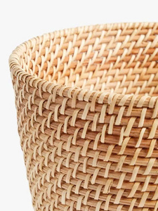 Natural rattan waste <b>bin</b> for the office. - Product Image 2