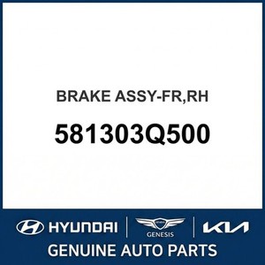 Nuevas Pinzas y Soportes de Freno Optima, Lado Derecho, 581303Q500 - Product Image 1