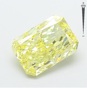 Diamant de laboratoire CVD certifié IGI, taille Radiant, 1,54 carats, couleur Jaune Fantaisie, clarté VS1, LG 791626457, ROYAL GEMS pour bijoux - Product Image 1