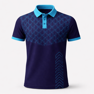 Camisa de Golf para Hombre de Alta Calidad, Nueva, Verano, Casual, 100% Algodón Tejido, Manga Regular, Impresión por Transferencia de Calor, Transpirable, Ecológica - Product Image 6