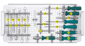 CZMeditech Juego de Instrumentos Quirúrgicos Ortopédicos de Acero Inoxidable, Nuevo Diseño, Tornillo de Bloqueo para Jaula Espinal PEEK para Cirugía de Cuidado Óseo - Product Image 5