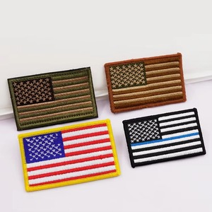 Custom 3D Woven Embroidered <b>Patch</b> Hook and Loop Backing Polyester <b>Sew</b> <b>On</b> <b>Patch</b> for Clothing Hats and Bags - Product Image 6