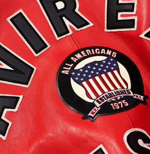 Chaqueta Varsity de Invierno y Primavera para Hombre, Personalizada OEM, de Lana Acolchada, Transpirable, Estilo Vintage, Universitaria, Oversize, con Letras Bordadas, Estilo Urbano - Product Image 5