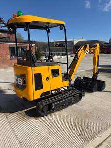 รถขุดขนาดเล็ก JCB 16C-1 พร้อมเครื่องยนต์ เกียร์ และปั๊ม กำลัง 110 กิโลวัตต์ ประสิทธิภาพสูง รับประกัน 2 ปี - Product Image 1