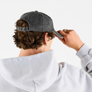 Custom 6 Panel Logo Embroidery Washed Fabric Unstructured Curved Brim Denim Style Casual Cotton Baseball Cap Unisex <b>Dad</b> <b>Hat</b> - Product Image 6