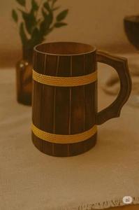 Tasses à café et à thé en bois massif naturel, écologiques et faites à la main, résistantes à la chaleur, pour la maison, le café et le restaurant - En vente - Product Image 5