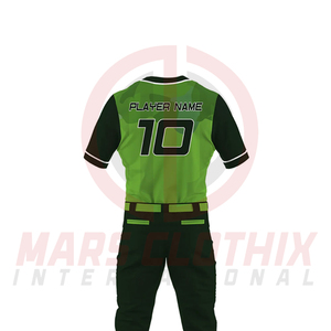 Vêtements d'équipe sportive, uniforme de baseball confortable à coupe régulière, fabrication professionnelle, ensemble d'uniformes de baseball à manches courtes - Product Image 5