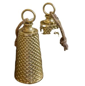 Grande décoration d'intérieur élégante fabriquée à la main, meilleure vente de décoration d'intérieur de qualité supérieure, conception de coulée dorée, Jingle Bells - Product Image 1