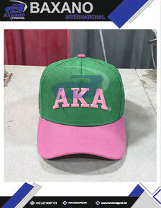 Gorra de Béisbol de Satén con Bordado 3D de la Hermandad Alpha Kapa Alpha (AKA), Elegante Gorra Ajustable con Letras Griegas, Transpirable, con Cierre a Presión - Product Image 4