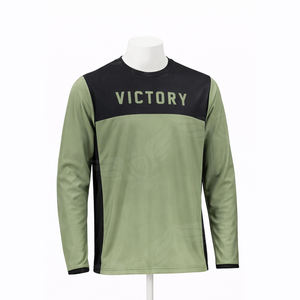 Camiseta de Motocross para Hombre, Manga Larga, Transpirable, para Motociclismo Todoterreno, Jersey de Carreras MX, Ropa Deportiva Personalizada para Equipos - Product Image 3