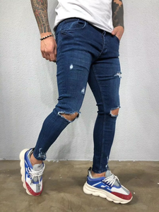 Jeans Biker Droits pour Hommes Bufa Jean Factory – Coupe Classique, Respirants, Extensibles, Taille Moyenne – Nouveauté Tendance - Product Image 4