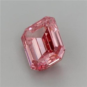 Diamante cultivado en laboratorio de corte esmeralda, color rosa intenso, para la fabricación de joyas, diamantes sueltos, todos los tamaños disponibles al mejor precio. - Product Image 6
