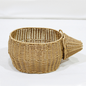 Eco-Friendly Plastic Animal Shaped <b>Storage</b> <b>Basket</b> with Handles Cute Multifunction <b>Toy</b> <b>Storage</b> Organizer for Neatening - Product Image 6