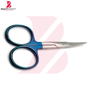 Tijeras para Cutículas de Uñas con Acabado Camaleón de Alta Calidad, Punta Afilada, Removedor de Piel Muerta para Uso Profesional en Salón - Product Image 2