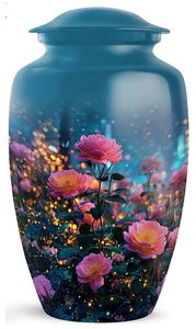 Urnas decorativas de latón para adultos, urnas hechas a mano para entierro de hombres y mujeres, urnas funerarias de alta calidad - Product Image 4