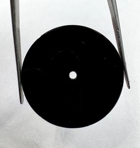 A K Gems High Gloss <b>Black</b> Onyx Dial 28.50mm 0.70mm Natural Stone <b>Watch</b> Accessories From Rajasthan - Product Image 4