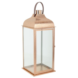 Modern Minimalist Polished Nickel Metal and Glass <b>Hurricane</b> <b>Lantern</b> Handcrafted Square Geometric Pillar Candle Holder For Home - Product Image 6