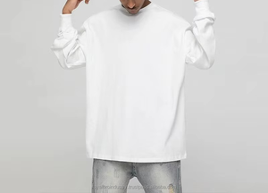 <b>Men's</b> Casual Clothing Custom Logo Sweatshirt High Quality 100% Cotton Long Sleeve t <b>Shirt</b> for Custom logo <b>Men</b> <b>Shirt</b> - Product Image 6