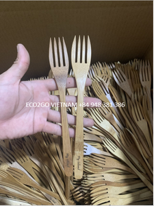 Custom Logo Eco-Friendly Bamboo Spoon for Kitchen Use Modern Long Handle Small Utensil for Mixing Baking & Serving - Product Image 6