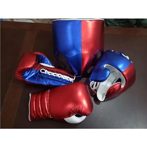 Conjuntos de Entrenamiento de Boxeo de Cuero Genuino con Opción de Doble Color para Muay Thai y Sanda - Entrenamiento de Verano - Product Image 2