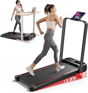 Commercial Portable Gym Equipment Electric Treadmill with Adjustable Speed and Heart Rate Monitoring Featuring LED Screen - Product Image 4
