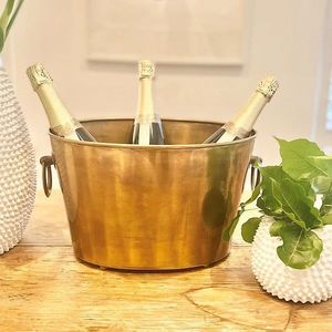 Cubo de hielo decorativo de metal para servir champán, enfriar vino, fiestas de cócteles, bodas, restaurantes, hoteles, bares y catering - Product Image 6