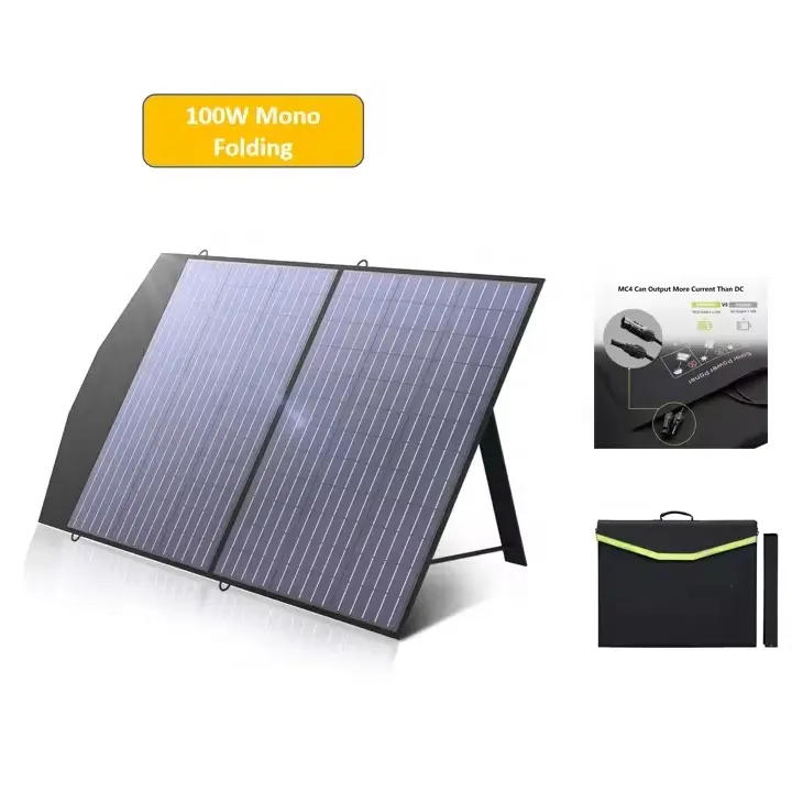 Portable 100W Folding Foldable Solar Panel 28W 30W 60W 80W 200W 240W 300W Solar Energy Charge for Power Station Outdoors