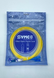สายแพทช์ไฟเบอร์ออปติก SYMCO SC/UPC LC/UPC SM-DX-3.0-3M-2 เกรดโทรคมนาคม แบบดูเพล็กซ์ LSZH ผ่านการทดสอบจากโรงงาน 100% รับประกัน 1 ปี - Product Image 2