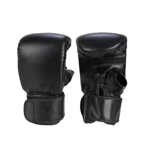 Harry Johnson Production Leather Boxing Gloves for Adults Breathable <b>Velcro</b> Closure Unisex Black - Product Image 6