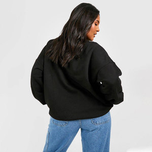 Sudadera de Moda Urbana para Mujer, Venta al por Mayor OEM, Ropa Casual de Secado Rápido, Transpirable, Lisa, Personalizada, 100% Algodón, Lavado Ácido - Product Image 2