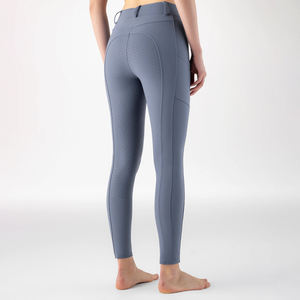 Pantalons d'équitation pour femmes, design OEM, vêtements respirants, légers, en coton et polyester, jodhpurs sportifs modernes - Product Image 2
